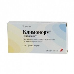 Климонорм 21 шт. драже (Левоноргестрел+Эстрадиол)