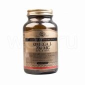 Солгар двойная омега-3 эпк/дгк 60 шт. капсулы