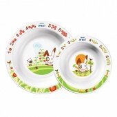 Авент Набор из 2 тарелок с 6мес.
