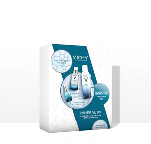 Виши минерал 89 набор (гель-сыворотка 50 мл + уход для кожи вокруг глаз 15 мл + термальная вода 150 мл)