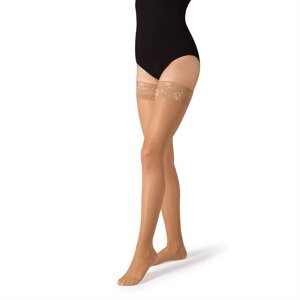 Би Велл Чулки компрессионные JW-212 1 класс натуральные прозрачные с ажурным верхом размер 2 B. Well