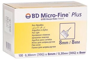 Бектон Дикинсон Микро-Файн Плюс иглы