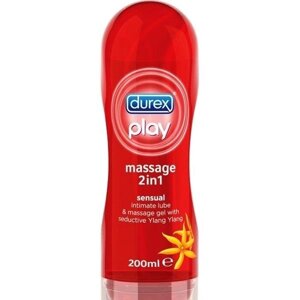 Дюрекс гель-смазка Плэй 2 в 1 Сэнсуал с чарующим Иланг-Илангом 200мл