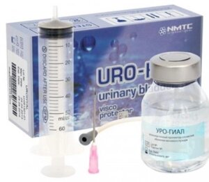 Уро-Гиал протектор 50 мл + шприц + катетер