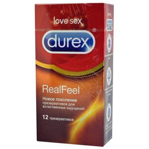 Дюрекс презервативы реал фил 12 шт.