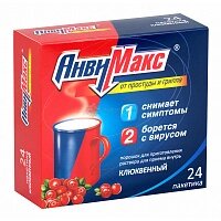 Анвимакс порошок клюква 24 шт