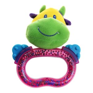 Погремушка-прорезыватель quot; Коровкаquot; (мягкая)