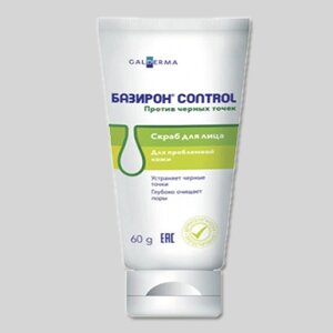 Базирон Control скраб для лица против черных точек 60 мл