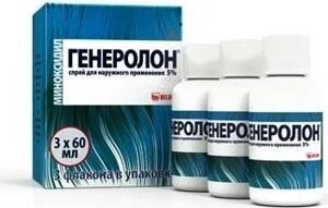 Генеролон спрей 5% 60 мл 3 шт