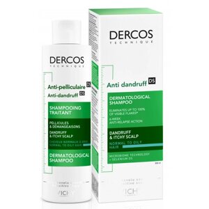 Виши Деркос шампунь интенсивный против перхоти д/нормальных и жирных волос